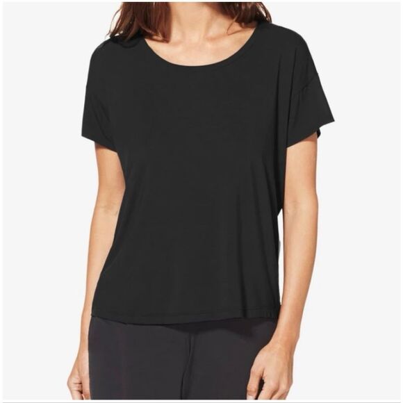 Tommy John Second Skin Black T-Shirt - Picture 1 of 4